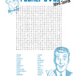 Father'S Day [Free Printable]   Sweet Anne Designs For Free Printable Word Search For Father&#039;s Day