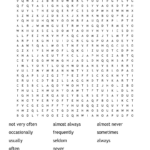 Find All The Adverbs Of Frequency Word Search   Wordmint In Free Printable Word Search Puzzles Adverbs