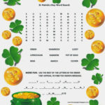Florassippi Girl: St. Patrick'S Day Word Search   Free Printable For St Patricks Day Word Search Free Printable