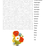 Flowers Word Search   Wordmint In Printable Word Search Flowers