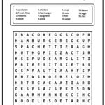 Food Word Search   Ezpzlearn Pertaining To Printable Food Word Searches