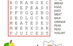 Food Word Search (Free Printable Puzzles) – Free Printables with Printable Easy Word Search