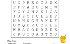 Food Word Search (Free Printable Puzzles) – Free Printables with regard to Word Search Free Printable Easy