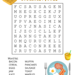Food Word Search (Free Printable Puzzles) – Free Printables Within Free Printable Word Search Grade 2