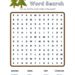 Free Camping Word Search Printables (Easy And Hard)   Fox Farm Home For Printable Camping Word Search