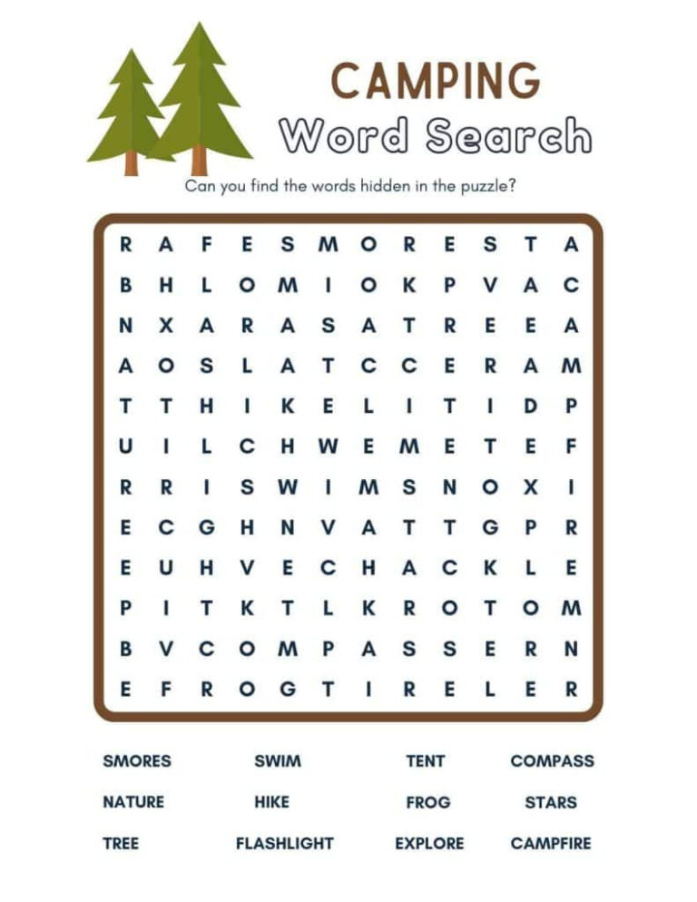 Easy Printable Word Search Puzzles For Adults | Printable Word Search