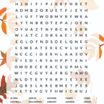 Free Fall Word Search Printable Regarding Fall Word Searches Free Printable
