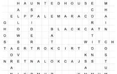 Free Halloween Word Search Printable - With Answer Key Included intended for Halloween Search a Word Puzzle Printable