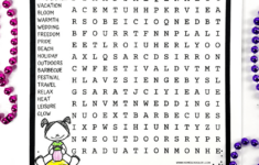 Free June Word Search Printable with regard to June Word Search Printable