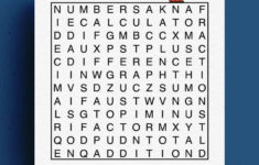 Free Math Word Search Printable Games Pdf Sheets – Crazy Laura with Printable Word Search Math