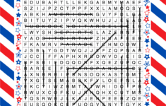 Free Printable 4Th Of July Word Search - Prudent Penny Pincher for 4th of July Word Search Puzzle Printable