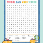 Free Printable Back To School Word Search   Favorite Printables Within Printable Word Search For School
