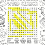 Free Printable Back To School Word Search For Kids   Prudent Penny Intended For Back To School Free Printable Word Search Answer Key