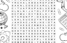 Free Printable Back To School Word Search For Kids – Prudent Penny within Middle School Word Search Printable Free