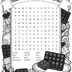 Free Printable Chocolate Word Search For Kids   Easy Coloring In Word Search For 5th Graders Free Printable