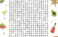 Free Printable Cinco De Mayo Word Search Puzzle – Play Party Plan inside Cinco De Mayo Word Search Printable