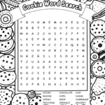 Free Printable Cookie Word Search For Kids   Easy Coloring Pages With Regard To Word Search Kids Printable
