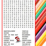 Free Printable Dr. Seuss Word Search Intended For Free Printable Dr Seuss Word Search