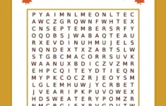 Free Printable Fall Word Search – Pjs And Paint intended for Free Printable Word Search Fall