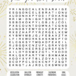 Free Printable New Year Word Search For 2025   Create Craft Print Within Printable Word Search 2025