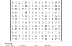 Free Printable Spring Word Search Puzzles – Free Printables intended for Printable Word Search Puzzles For Older Adults With Large Type