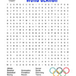 Free Printable Summer Olympics Word Search Puzzle   Jinxy Kids Pertaining To Olympic Word Search Printable