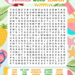 Free Printable Summer Word Searches   Prudent Penny Pincher In Summer Word Search Puzzle Printable