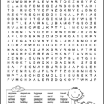 Free Printable Vacation Word Puzzle For Kids  Tree Valley Academy Within Printable Word Search With Hidden Clue