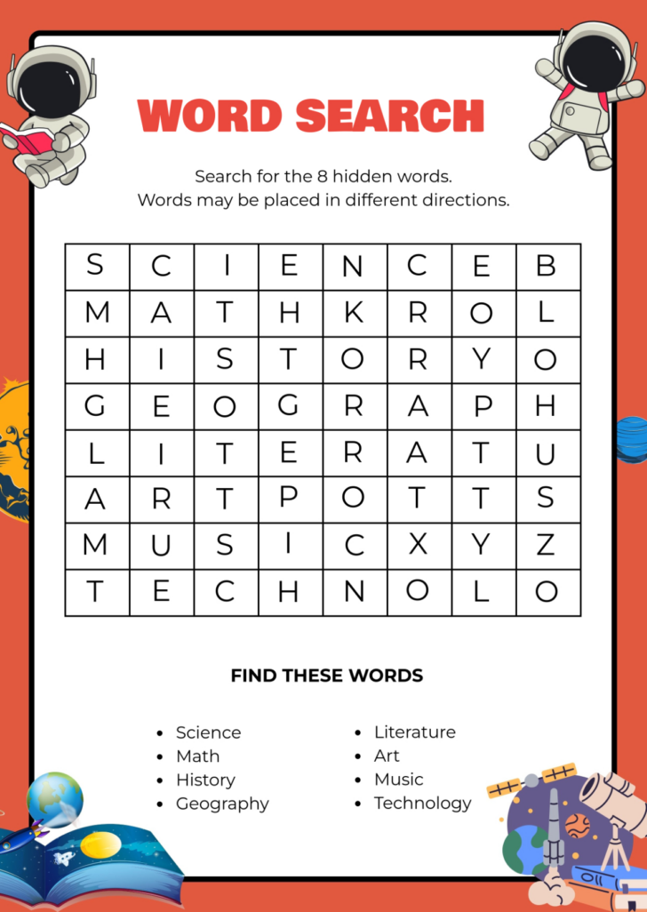 Printable Online Word Search