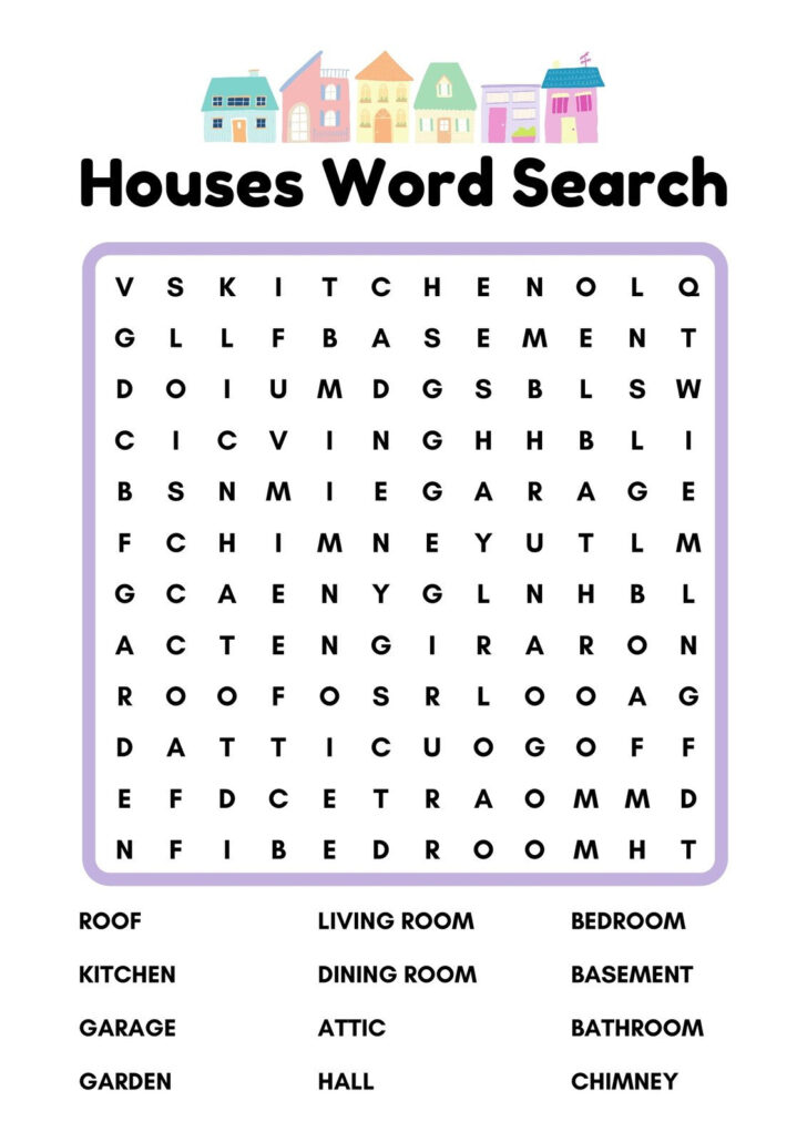 Printable Word Search Grade 3