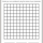 Free Printable Word Search Worksheet Templates | Canva For Word Search Template Printable