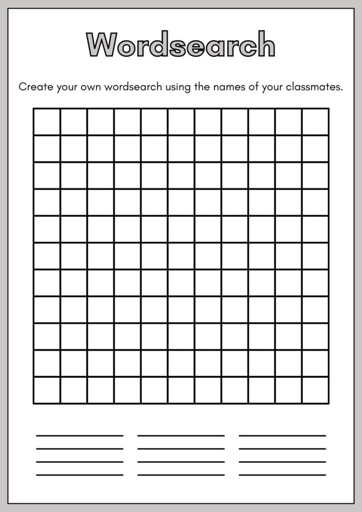 Free Printable Word Search For Spelling Words