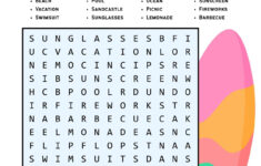 Free Printable Word Search Worksheet Templates | Canva within Easy Printable Word Search Puzzles