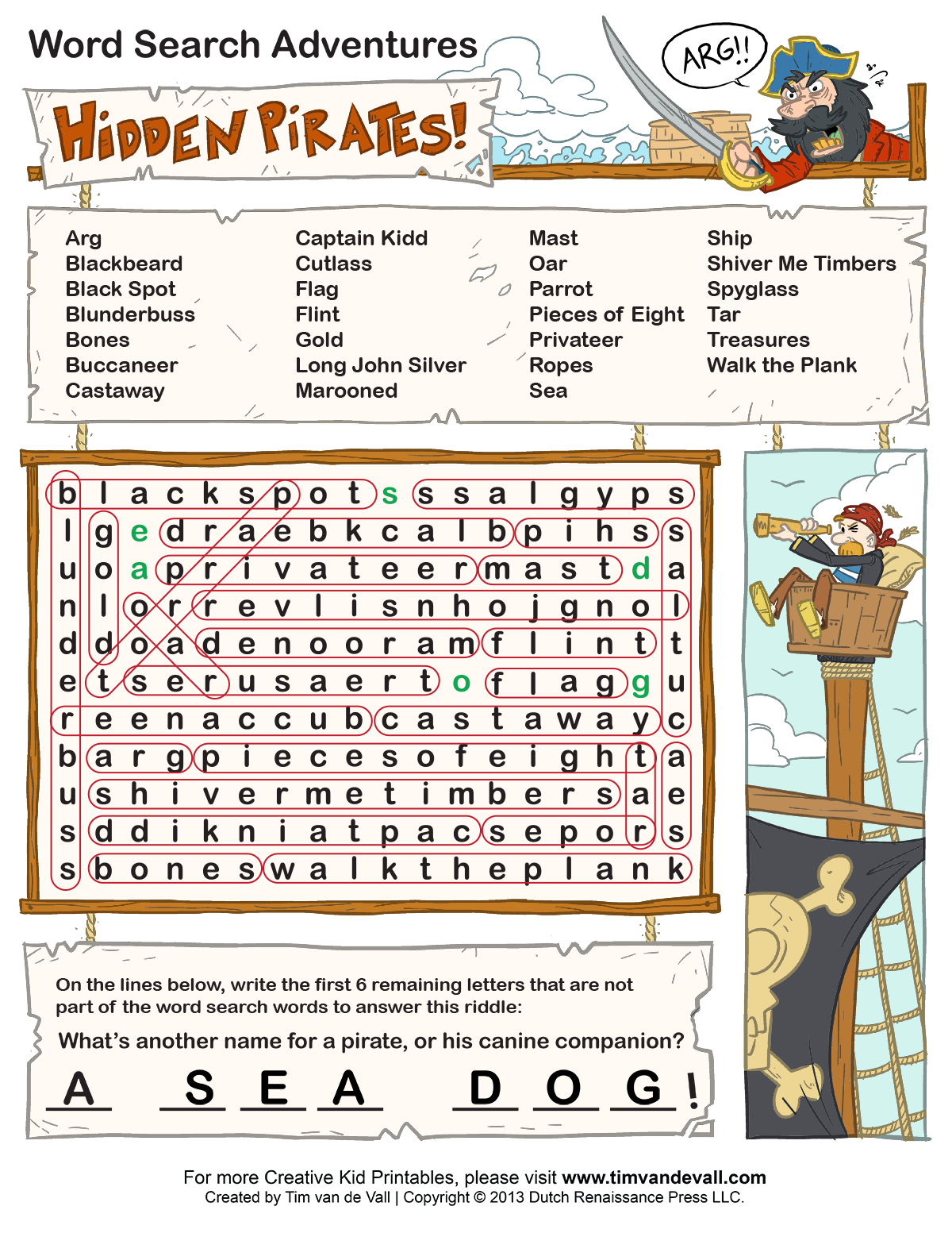 Free Printable Word Searches For Kids within Free Printable Word Search With Answers