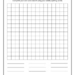 Free Spelling Worksheet Templates To Edit And Print | Canva Intended For Diy Word Search Printable