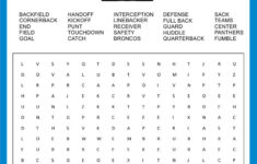 Free Super Bowl Word Search Printable in Free Printable Word Search Super Bowl