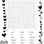 Free Valentine'S Day Word Search   Within Valentines Free Printable Word Search