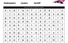 Free Word Search Games For Kids - Including Blank Template for Free Printable Word Search Uk