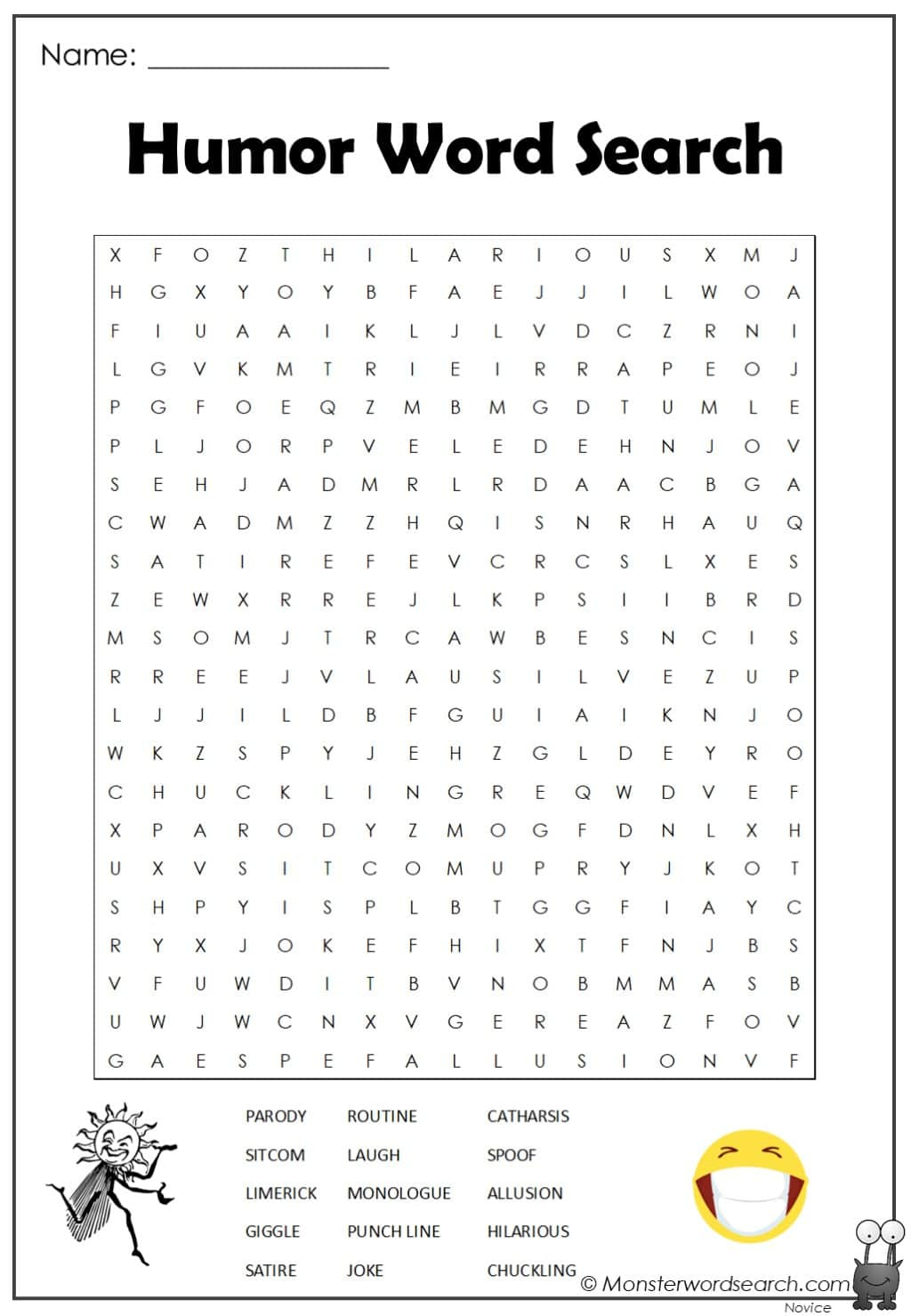 Fun Word Puzzles Printable - Printable Party Favors with Funny Word Search Puzzles Printable