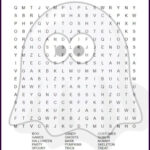 Ghost Halloween Word Search Printable   Etsy Pertaining To Spooky Word Search Printable