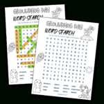 Groundhog Day Word Search For Groundhog Day Word Search Printable