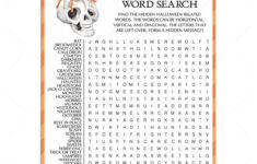 Halloween Word Search | Halloween Classroom Activity Idea | Printable pertaining to Free Printable Hidden Message Word Search