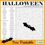 Hard Halloween Word Search Free Printable   Growing Play Intended For Halloween Free Printable Word Searches