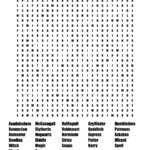 Harry Potter Word Search   Wordmint Throughout Printable Word Search Harry Potter