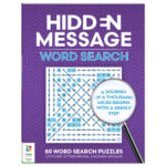 Hidden Message Word Search 1   Puzzle Books   Books   Adult   Hinkler Regarding Secret Message Word Search