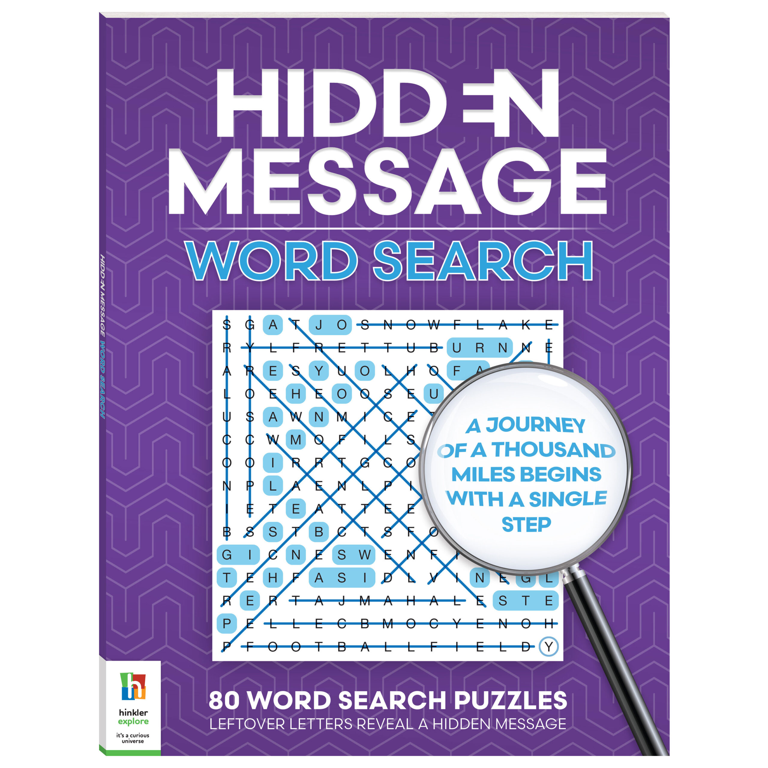Hidden Message Word Search 1 - Puzzle Books - Books - Adult - Hinkler regarding Secret Message Word Search