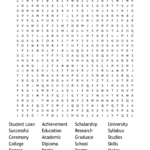 High School Graduates Word Search   Wordmint Within Free Printable Word Search For High School