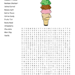 Ice Cream Flavors Word Search   Wordmint With Regard To Printable Word Search Ice Cream