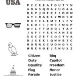 Independence Day Wordsearch • Beeloo Printable Crafts And For Independence Day Printable Word Search