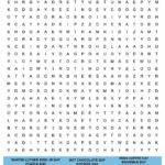 January Word Search Printable   National Day Word Find Puzzle Inside January Word Search Printable